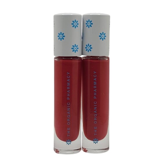 2 Pack, The Organic Pharmacy Sheer Glow Liquid Blush Red 0.17 oz - Picture 1 of 3
